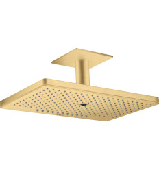 Głowica prysznicowa 460/300 3jet z przyłączem sufitowym Złoty Optyczny Szczotkowany AXOR ShowerSolutions Axor (35281250)