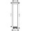 Zestaw przedłużający 230 mm do przyłącza sufitowego Stal Szlachetna Optyczna AXOR ShowerSolutions Axor (35288800)