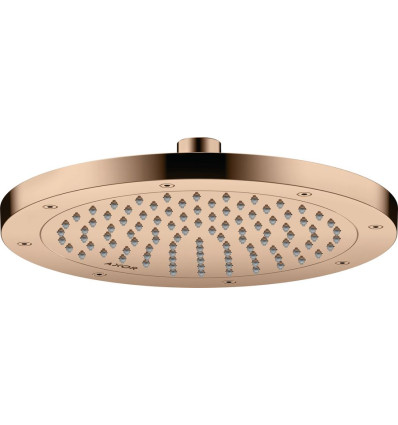Głowica prysznicowa 245 1jet EcoSmart Czerwony Złoty Polerowany AXOR ShowerSolutions Axor (35381300)