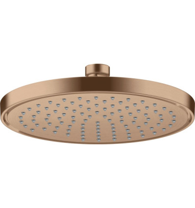 Głowica prysznicowa 220 1jet EcoSmart+ Czerwony Złoty Szczotkowany AXOR ShowerSolutions Axor (35388310)