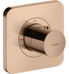 Bateria termostatyczna 120/120, podtynkowa Czerwony Złoty Polerowany AXOR Citterio E Axor (36702300)