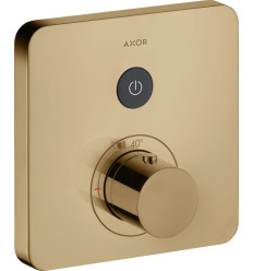 Bateria termostatyczna do 1 odbiornika, softsquare, podtynkowa Brąz Polerowany AXOR ShowerSelect Axor (36705130)