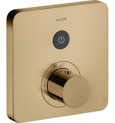 Bateria termostatyczna do 1 odbiornika, softsquare, podtynkowa Brąz Polerowany AXOR ShowerSelect Axor (36705130)