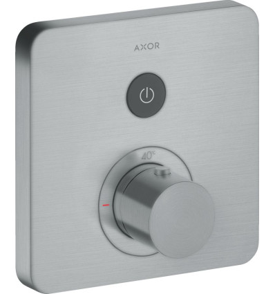 Bateria termostatyczna do 1 odbiornika, softsquare, podtynkowa Chrom Szczotkowany AXOR ShowerSelect Axor (36705260)