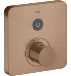 Bateria termostatyczna do 1 odbiornika, softsquare, podtynkowa Czerwony Złoty Szczotkowany AXOR ShowerSelect Axor (36705310)