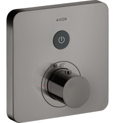 Bateria termostatyczna do 1 odbiornika, softsquare, podtynkowa Czarny Chrom Polerowany AXOR ShowerSelect Axor (36705330)