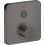 Bateria termostatyczna do 1 odbiornika, softsquare, podtynkowa Czarny Chrom Szczotkowany AXOR ShowerSelect Axor (36705340)