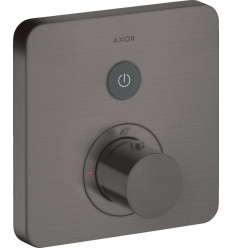 Bateria termostatyczna do 1 odbiornika, softsquare, podtynkowa Czarny Chrom Szczotkowany AXOR ShowerSelect Axor (36705340)