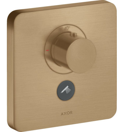 Bateria termostatyczna HighFlow do 1 odbiornika z dodatkowym wyjściem, softsquare, podtynkowa AXOR ShowerSelect Axor (36706140)