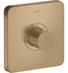 Bateria termostatyczna HighFlow, softsquare, podtynkowa Brąz Szczotkowany AXOR ShowerSelect Axor (36711140)