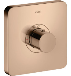 Bateria termostatyczna HighFlow, softsquare, podtynkowa Czerwony Złoty Polerowany AXOR ShowerSelect Axor (36711300)