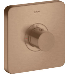 Bateria termostatyczna HighFlow, softsquare, podtynkowa Czerwony Złoty Szczotkowany AXOR ShowerSelect Axor (36711310)