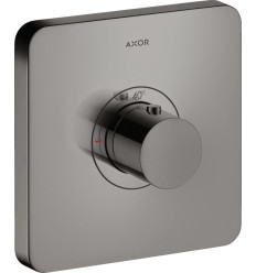 Bateria termostatyczna HighFlow, softsquare, podtynkowa Czarny Chrom Polerowany AXOR ShowerSelect Axor (36711330)