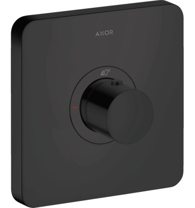 Bateria termostatyczna HighFlow, softsquare, podtynkowa Czarny Matowy AXOR ShowerSelect Axor (36711670)