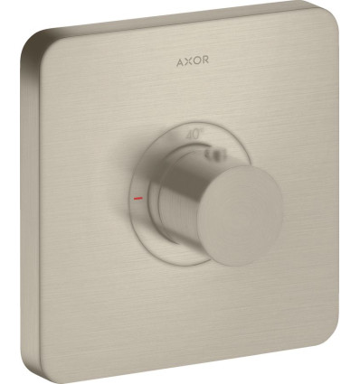 Bateria termostatyczna HighFlow, softsquare, podtynkowa Nikiel Szczotkowany AXOR ShowerSelect Axor (36711820)