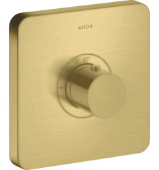 Bateria termostatyczna HighFlow, softsquare, podtynkowa Mosiądz Szczotkowany AXOR ShowerSelect Axor (36711950)