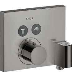 Bateria termostatyczna do 2 odbiorników ze zintegrowanym przyłączem i uchwytem, kwadratowa, AXOR ShowerSelect Axor (36712330)