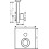 Bateria termostatyczna do 1 odbiornika, kwadratowa, podtynkowa Stal Szlachetna Optyczna AXOR ShowerSelect Axor (36714800)
