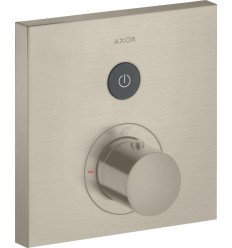 Bateria termostatyczna do 1 odbiornika, kwadratowa, podtynkowa Nikiel Szczotkowany AXOR ShowerSelect Axor (36714820)