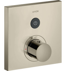 Bateria termostatyczna do 1 odbiornika, kwadratowa, podtynkowa Nikiel Polerowany AXOR ShowerSelect Axor (36714830)