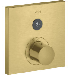Bateria termostatyczna do 1 odbiornika, kwadratowa, podtynkowa Mosiądz Szczotkowany AXOR ShowerSelect Axor (36714950)