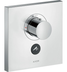 Bateria termostatyczna HighFlow do 1 odbiornika z dodatkowym wyjściem, kwadratowa, podtynkowa AXOR ShowerSelect Axor (36716000)