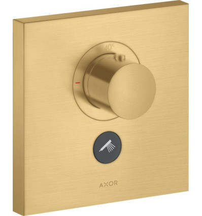 Bateria termostatyczna HighFlow do 1 odbiornika z dodatkowym wyjściem, kwadratowa, podtynkowa AXOR ShowerSelect Axor (36716250)