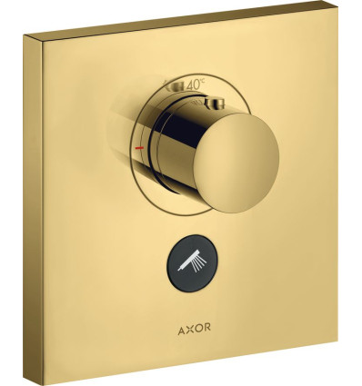 Bateria termostatyczna HighFlow do 1 odbiornika z dodatkowym wyjściem, kwadratowa, podtynkowa AXOR ShowerSelect Axor (36716990)