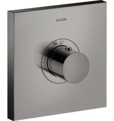 Bateria termostatyczna HighFlow, kwadratowa, podtynkowa Czarny Chrom Polerowany AXOR ShowerSelect Axor (36718330)