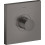 Bateria termostatyczna HighFlow, kwadratowa, podtynkowa Czarny Chrom Szczotkowany AXOR ShowerSelect Axor (36718340)