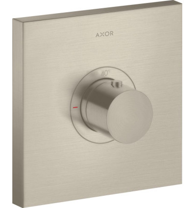 Bateria termostatyczna HighFlow, kwadratowa, podtynkowa Nikiel Szczotkowany AXOR ShowerSelect Axor (36718820)