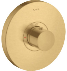 Bateria termostatyczna HighFlow, okrągła, podtynkowa Złoty Optyczny Szczotkowany AXOR ShowerSelect Axor (36721250)