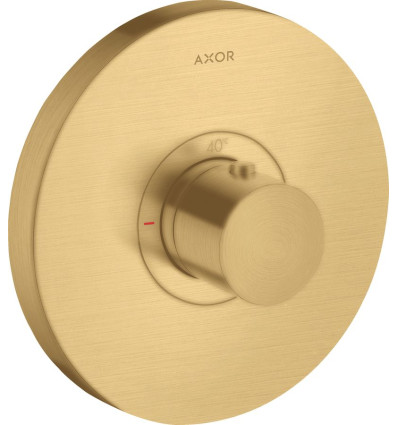 Bateria termostatyczna HighFlow, okrągła, podtynkowa Złoty Optyczny Szczotkowany AXOR ShowerSelect Axor (36721250)