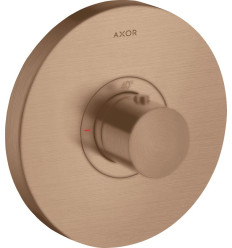 Bateria termostatyczna HighFlow, okrągła, podtynkowa Czerwony Złoty Szczotkowany AXOR ShowerSelect Axor (36721310)