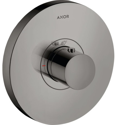 Bateria termostatyczna HighFlow, okrągła, podtynkowa Czarny Chrom Polerowany AXOR ShowerSelect Axor (36721330)