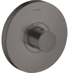 Bateria termostatyczna HighFlow, okrągła, podtynkowa Czarny Chrom Szczotkowany AXOR ShowerSelect Axor (36721340)