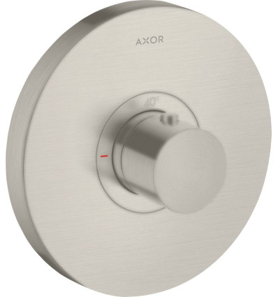 Bateria termostatyczna HighFlow, okrągła, podtynkowa Stal Szlachetna Optyczna AXOR ShowerSelect Axor (36721800)