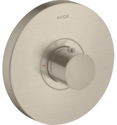 Bateria termostatyczna HighFlow, okrągła, podtynkowa Nikiel Szczotkowany AXOR ShowerSelect Axor (36721820)