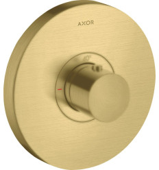 Bateria termostatyczna HighFlow, okrągła, podtynkowa Mosiądz Szczotkowany AXOR ShowerSelect Axor (36721950)