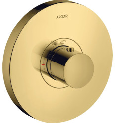 Bateria termostatyczna HighFlow, okrągła, podtynkowa Złoty Optyczny Polerowany AXOR ShowerSelect Axor (36721990)