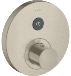 Bateria termostatyczna do 1 odbiornika, okrągła, podtynkowa Nikiel Szczotkowany AXOR ShowerSelect Axor (36722820)