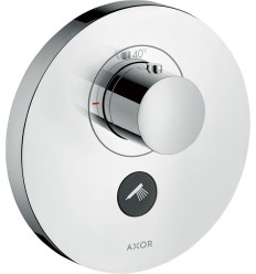 Bateria termostatyczna HighFlow do 1 odbiornika z dodatkowym wyjściem, okrągła, podtynkowa AXOR ShowerSelect Axor (36726000)
