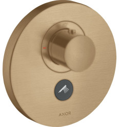 Bateria termostatyczna HighFlow do 1 odbiornika z dodatkowym wyjściem, okrągła, podtynkowa AXOR ShowerSelect Axor (36726140)