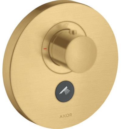 Bateria termostatyczna HighFlow do 1 odbiornika z dodatkowym wyjściem, okrągła, podtynkowa AXOR ShowerSelect Axor (36726250)