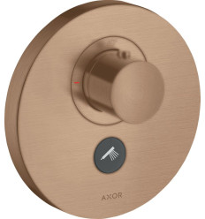 Bateria termostatyczna HighFlow do 1 odbiornika z dodatkowym wyjściem, okrągła, podtynkowa AXOR ShowerSelect Axor (36726310)