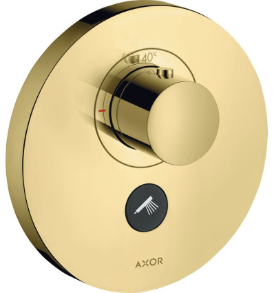 Bateria termostatyczna HighFlow do 1 odbiornika z dodatkowym wyjściem, okrągła, podtynkowa AXOR ShowerSelect Axor (36726930)