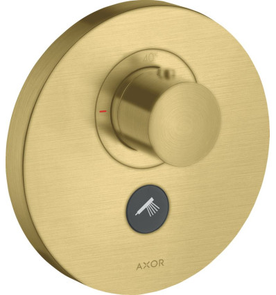 Bateria termostatyczna HighFlow do 1 odbiornika z dodatkowym wyjściem, okrągła, podtynkowa AXOR ShowerSelect Axor (36726950)