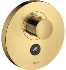 Bateria termostatyczna HighFlow do 1 odbiornika z dodatkowym wyjściem, okrągła, podtynkowa AXOR ShowerSelect Axor (36726990)