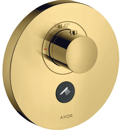 Bateria termostatyczna HighFlow do 1 odbiornika z dodatkowym wyjściem, okrągła, podtynkowa AXOR ShowerSelect Axor (36726990)