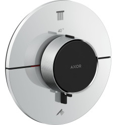 Bateria termostatyczna do 2 odbiorników, okrągła, podtynkowa Chrom AXOR ShowerSelect ID Axor (36750000)